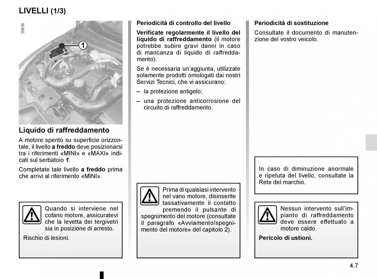 Renault Clio IV 4 manuale del proprietario / page 169