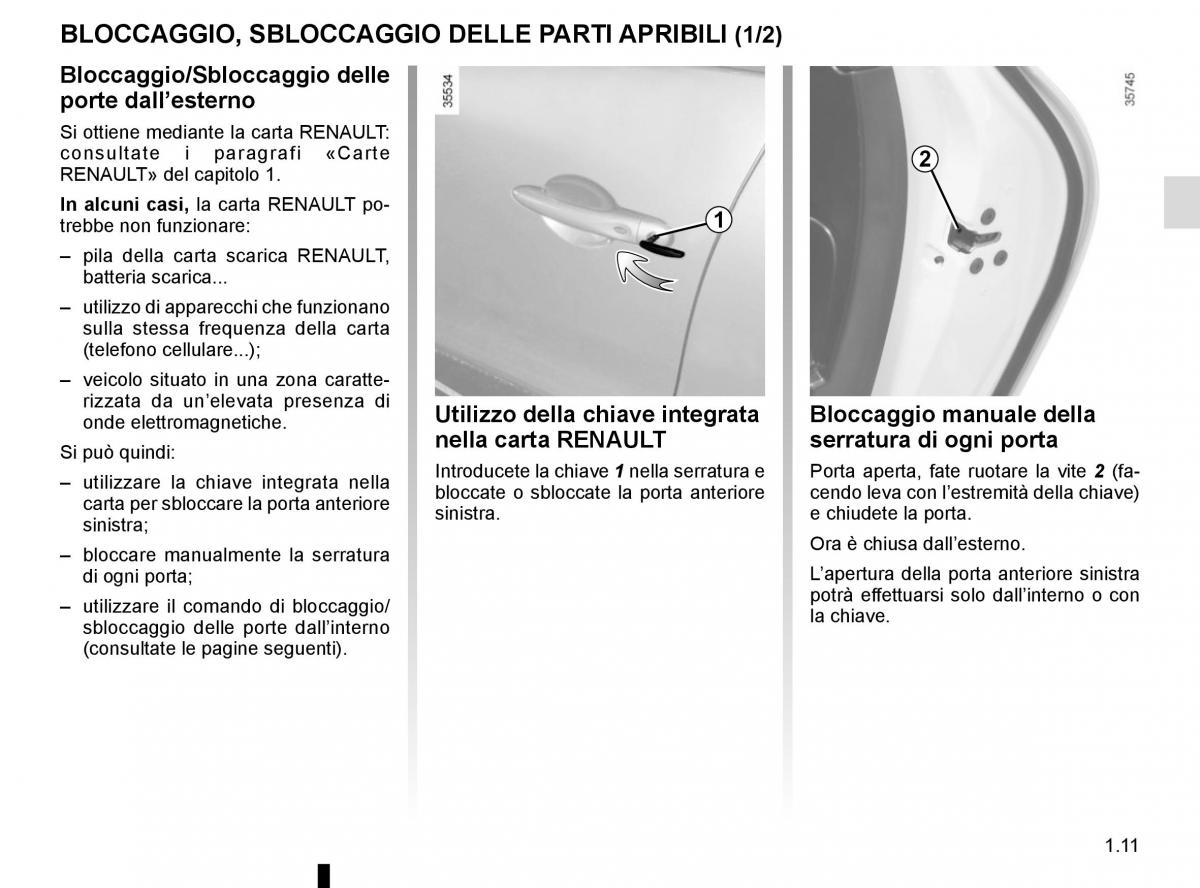 Renault Clio IV 4 manuale del proprietario / page 17