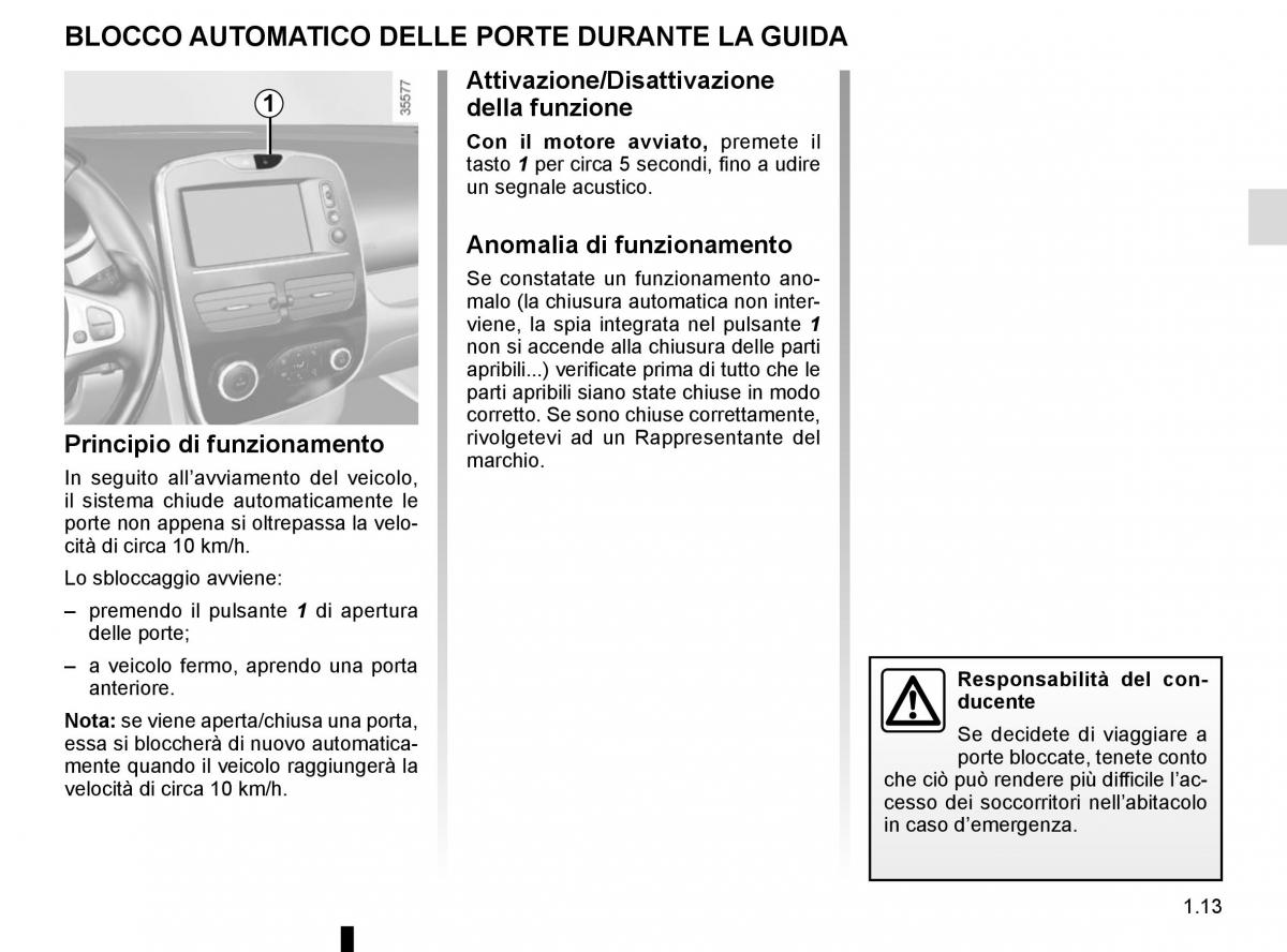 Renault Clio IV 4 manuale del proprietario / page 19