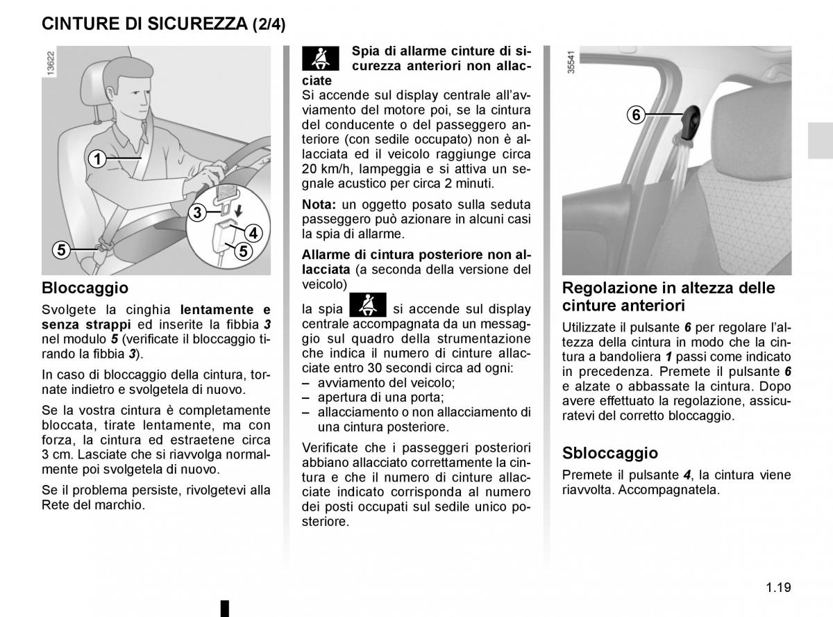 Renault Clio IV 4 manuale del proprietario / page 25