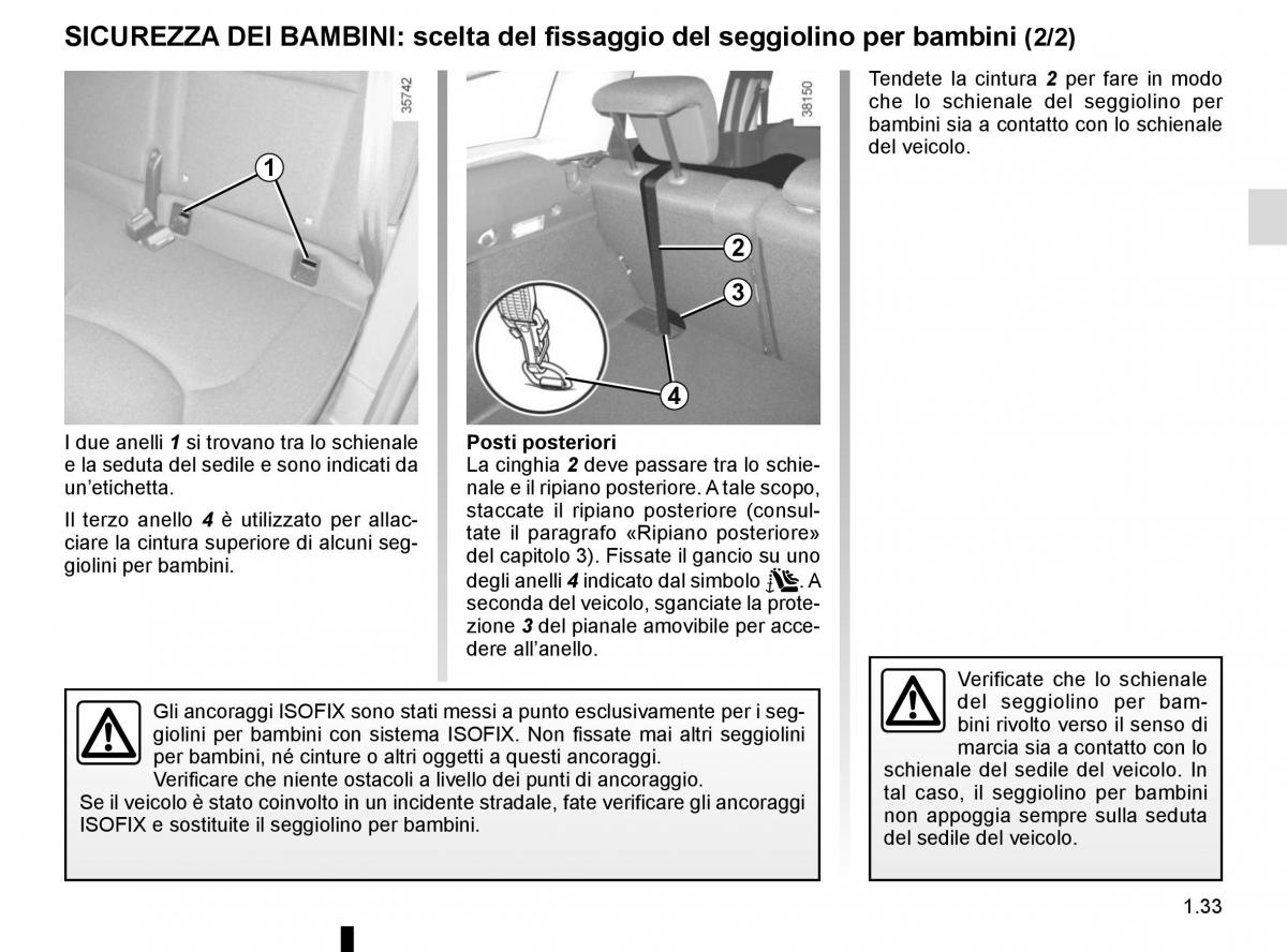 Renault Clio IV 4 manuale del proprietario / page 39