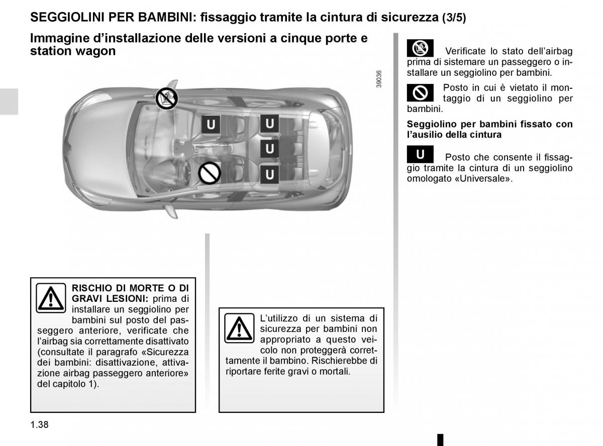 Renault Clio IV 4 manuale del proprietario / page 44