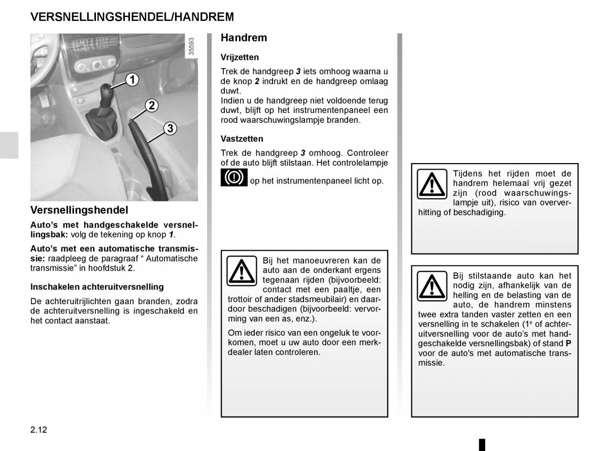 Renault Clio IV 4 handleiding / page 102