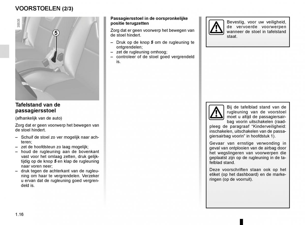 Renault Clio IV 4 handleiding / page 22