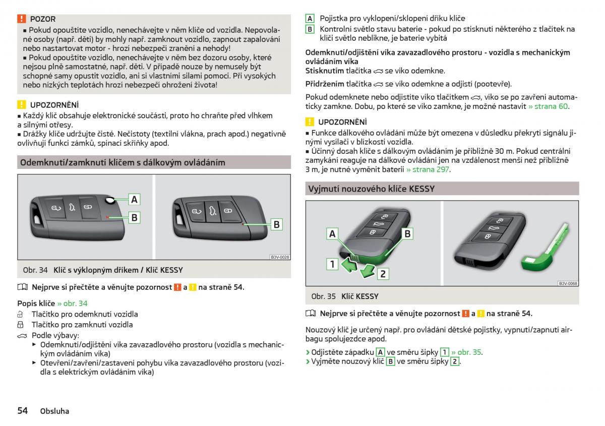 Skoda Kodiaq navod k obsludze / page 56