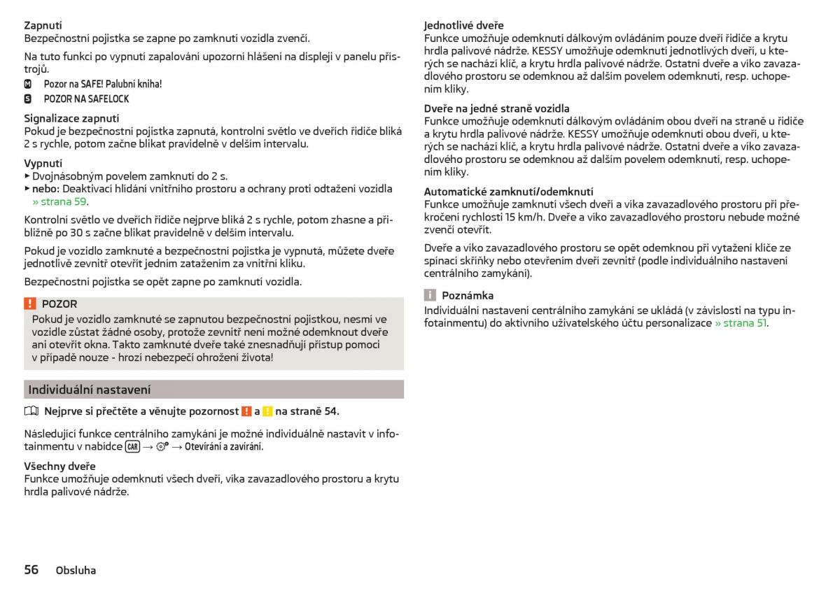 Skoda Kodiaq navod k obsludze / page 58