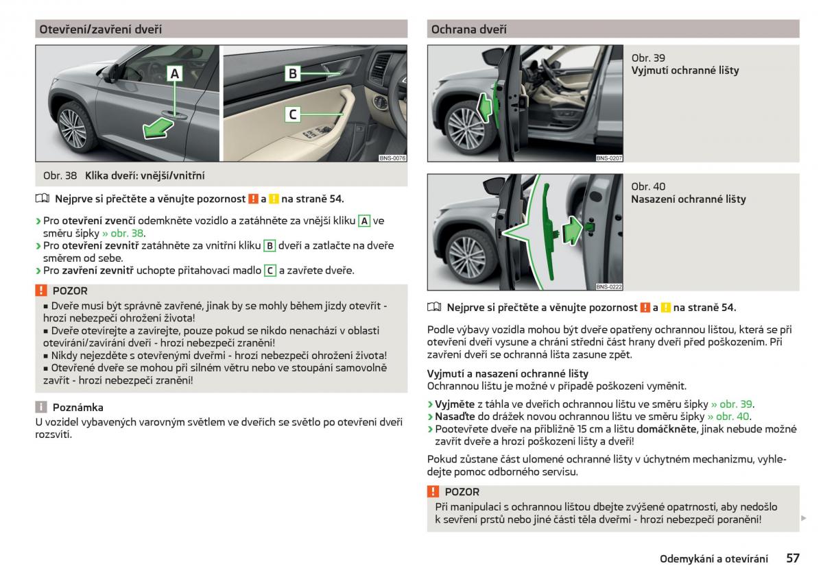 Skoda Kodiaq navod k obsludze / page 59