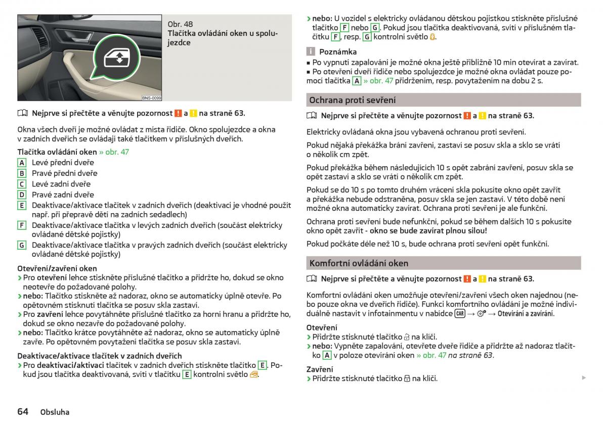 Skoda Kodiaq navod k obsludze / page 66