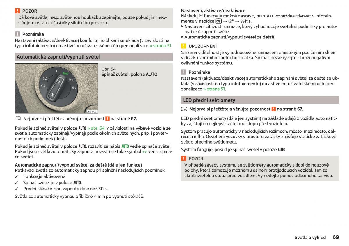 Skoda Kodiaq navod k obsludze / page 71