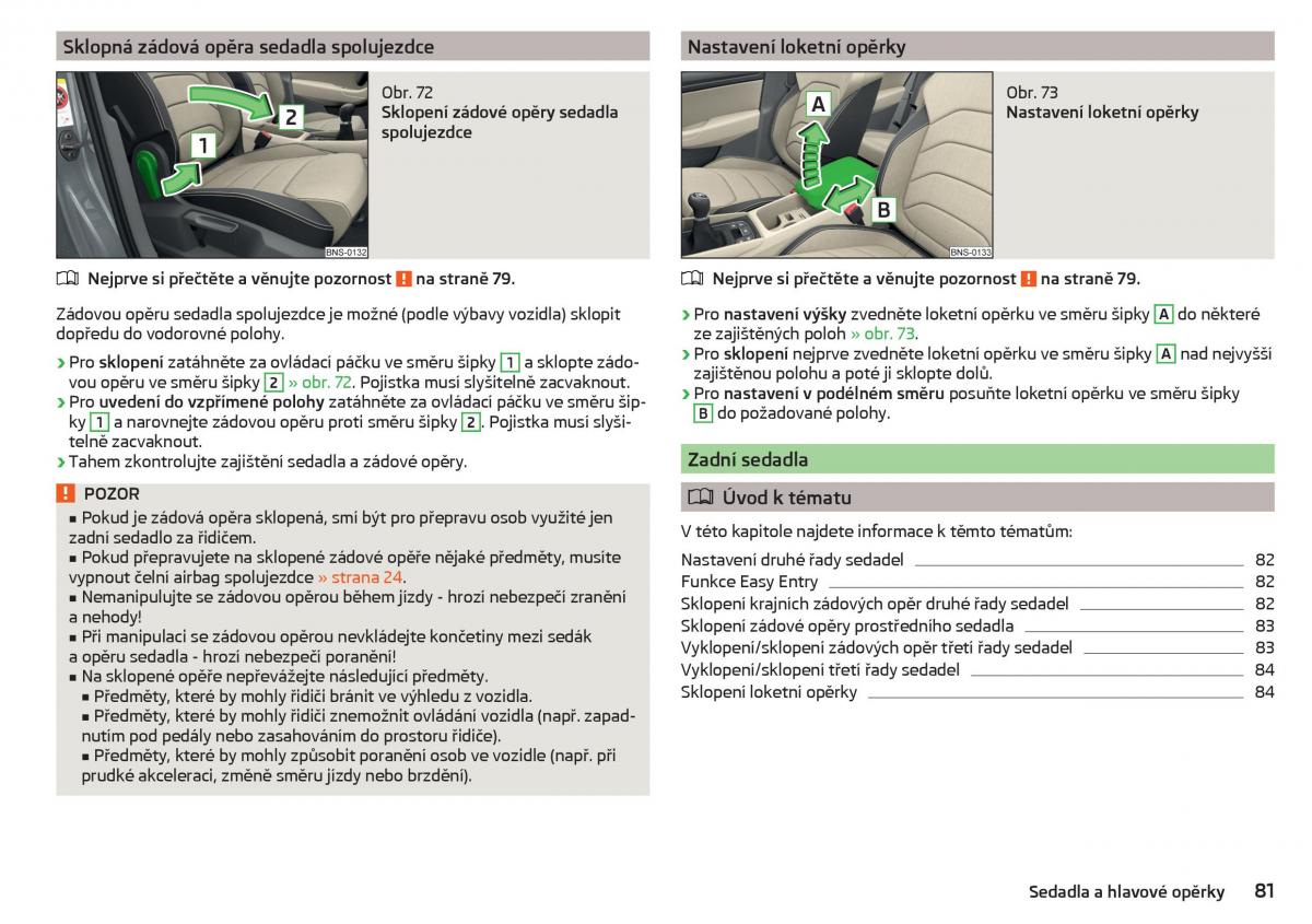 Skoda Kodiaq navod k obsludze / page 83