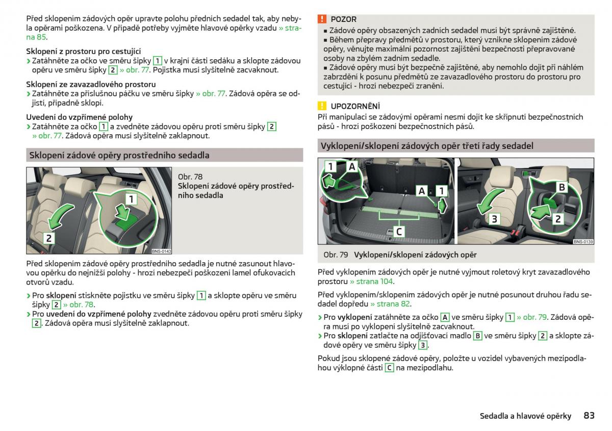 Skoda Kodiaq navod k obsludze / page 85