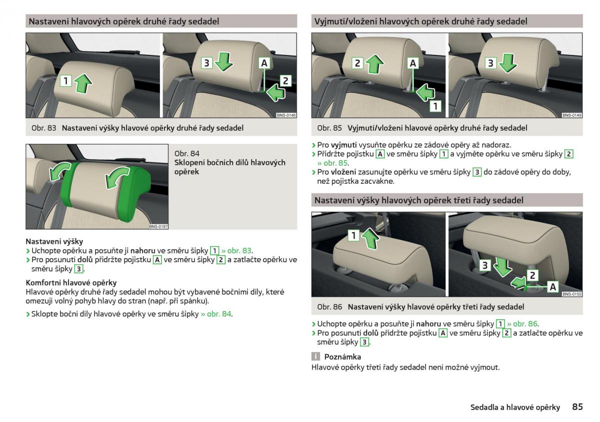 Skoda Kodiaq navod k obsludze / page 87