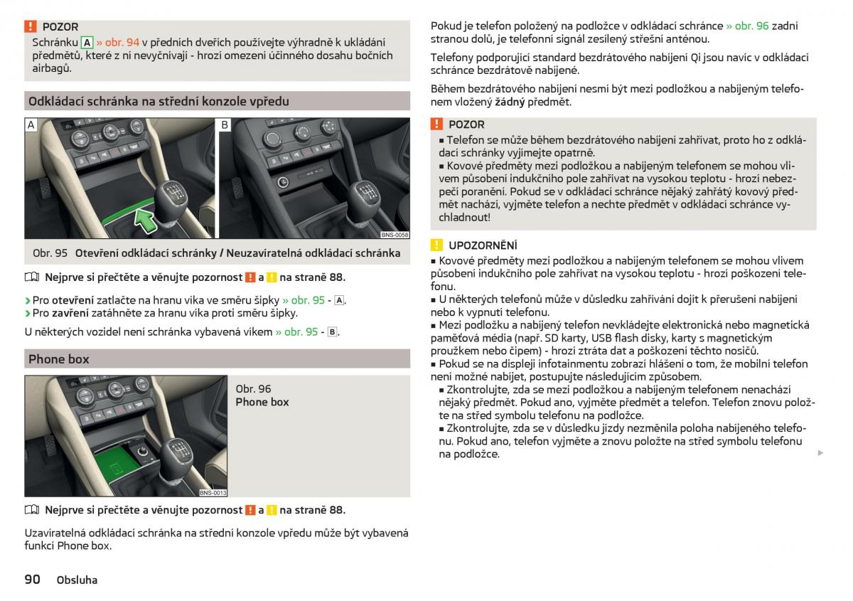 Skoda Kodiaq navod k obsludze / page 92