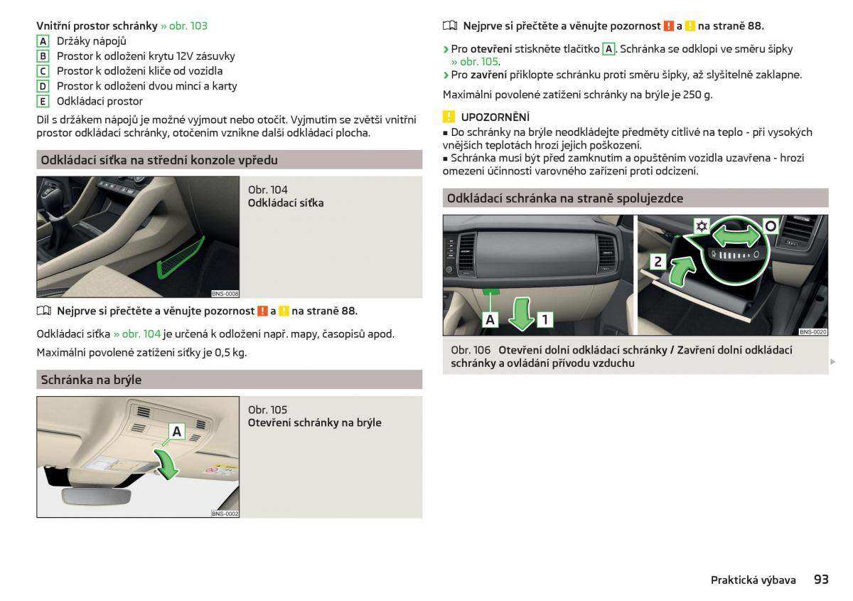 Skoda Kodiaq navod k obsludze / page 95