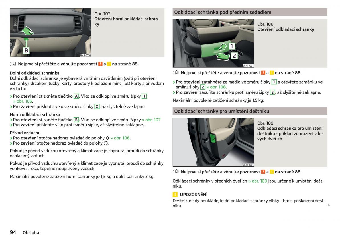 Skoda Kodiaq navod k obsludze / page 96