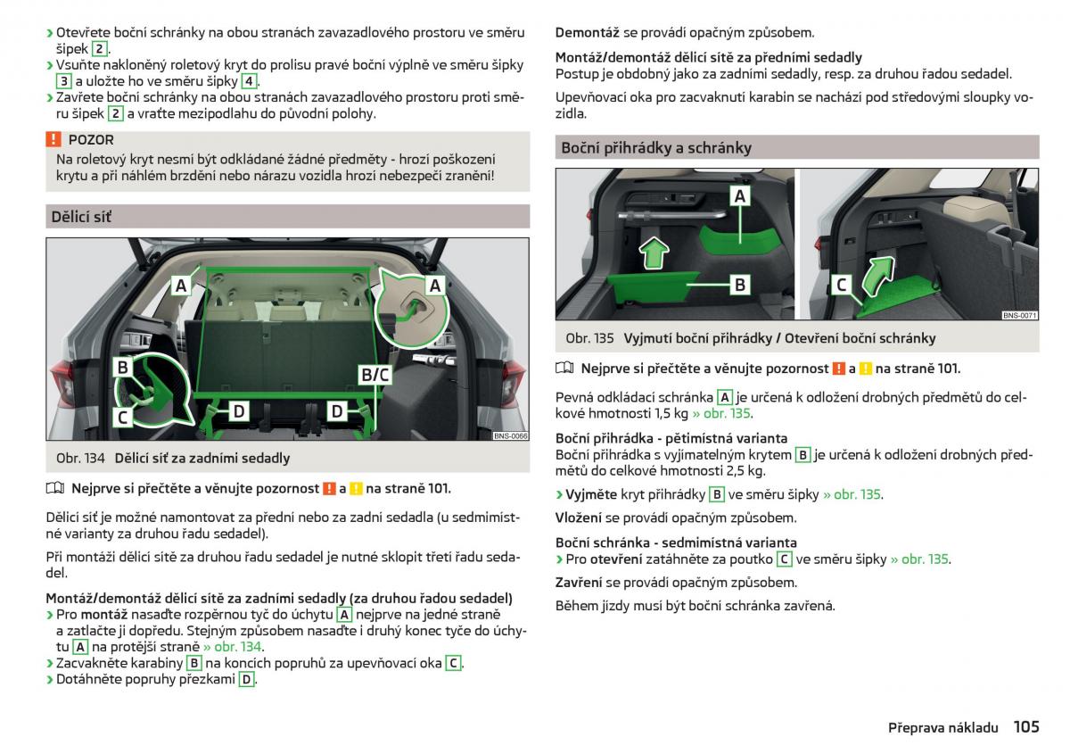 Skoda Kodiaq navod k obsludze / page 107