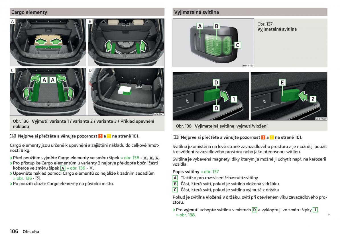 Skoda Kodiaq navod k obsludze / page 108