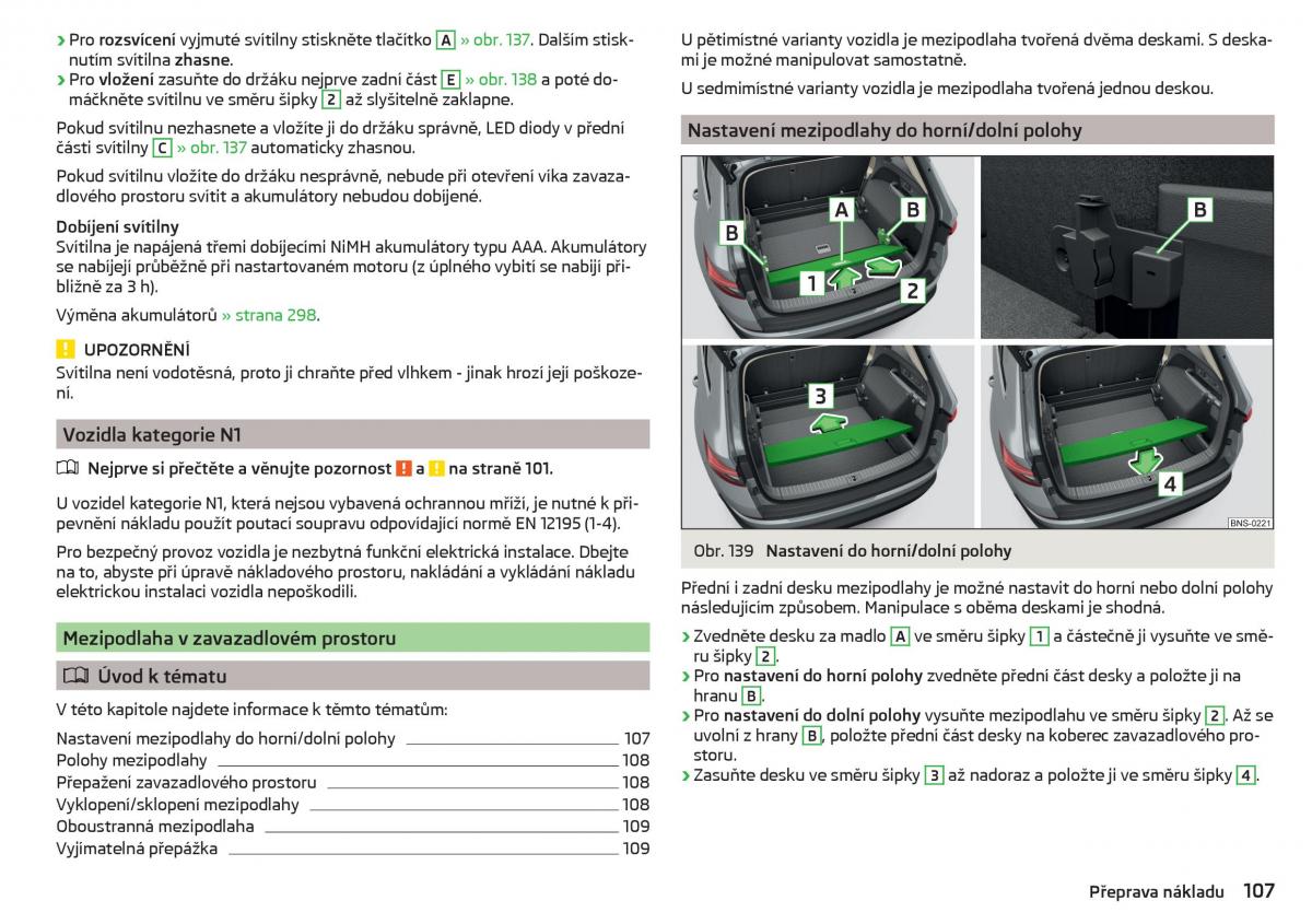 Skoda Kodiaq navod k obsludze / page 109