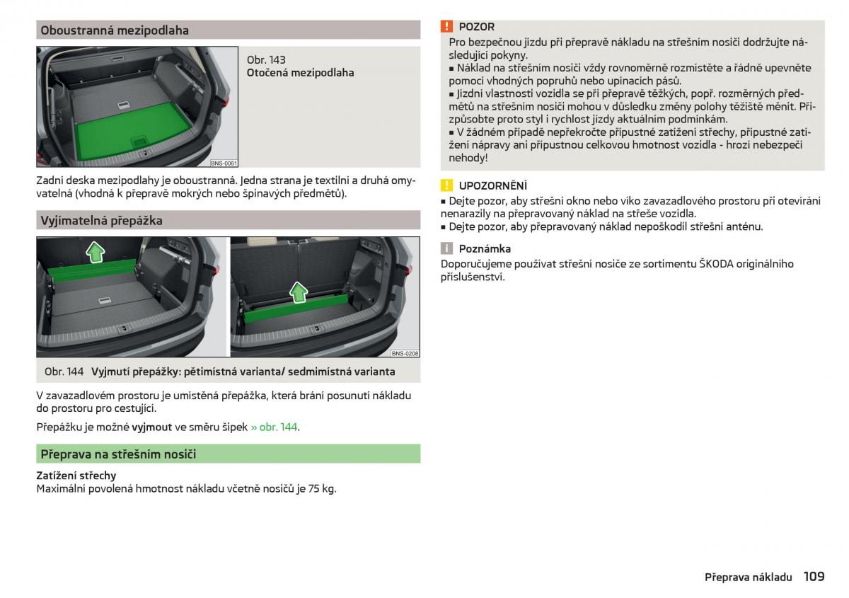 Skoda Kodiaq navod k obsludze / page 111