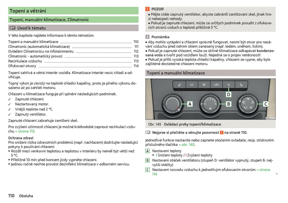 Skoda Kodiaq navod k obsludze / page 112