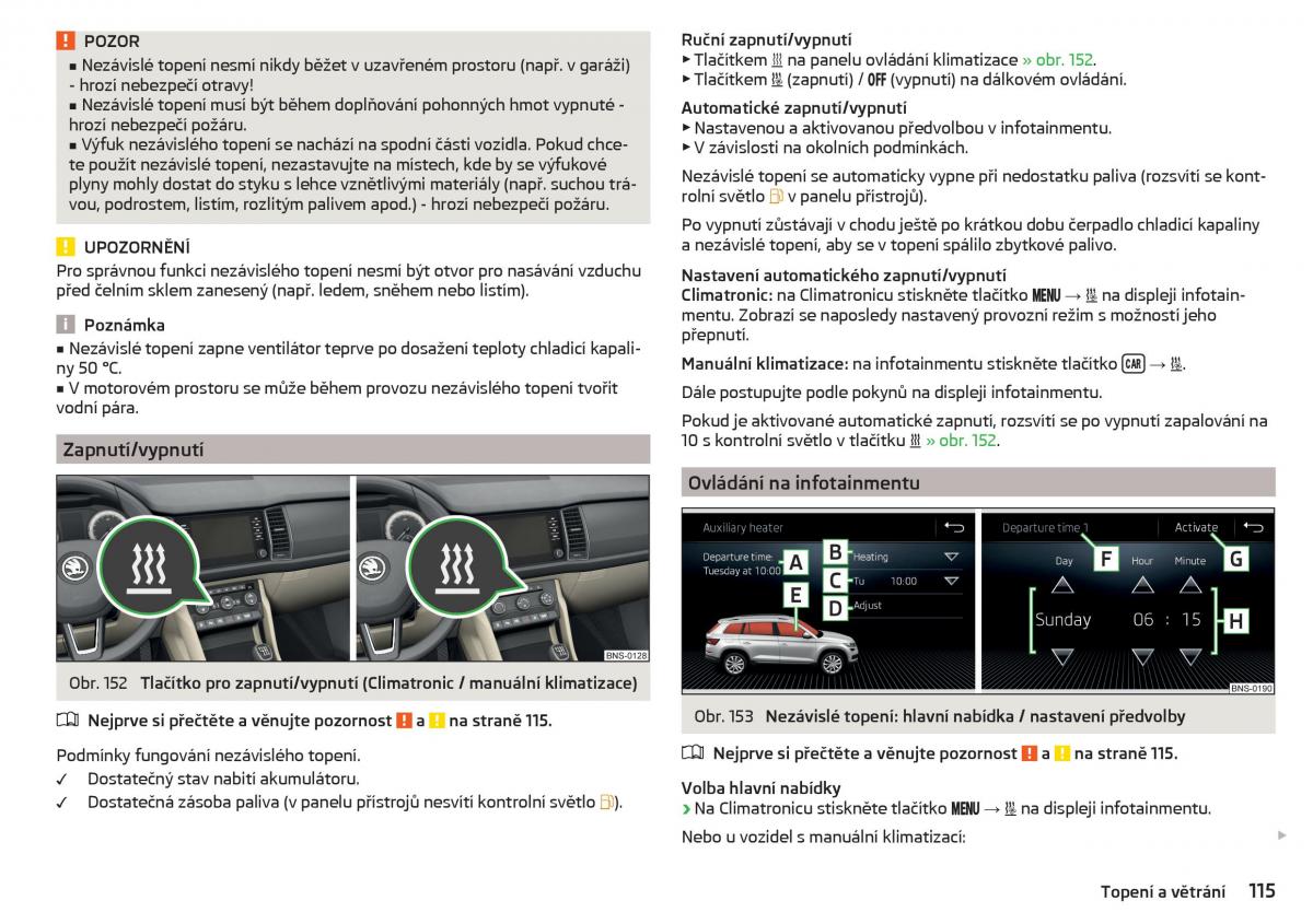 Skoda Kodiaq navod k obsludze / page 117