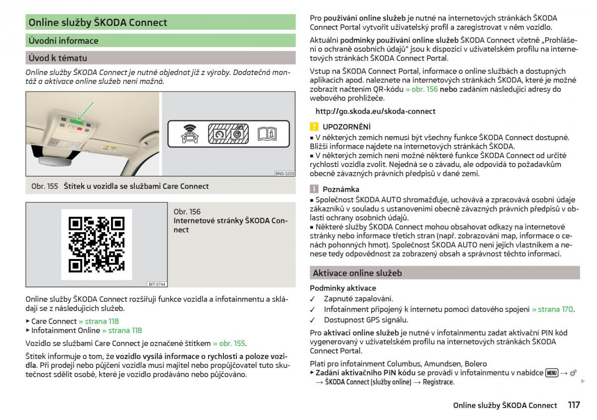 Skoda Kodiaq navod k obsludze / page 119