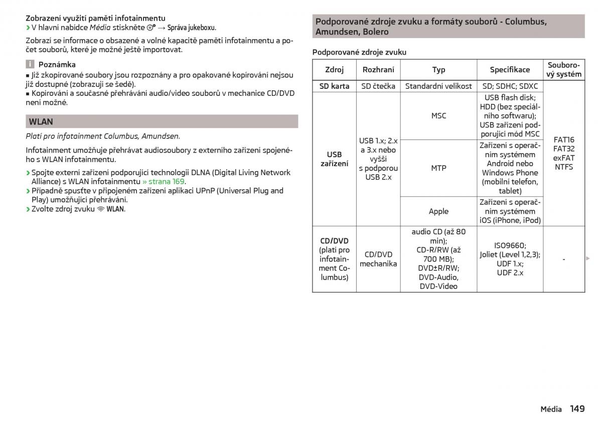 Skoda Kodiaq navod k obsludze / page 151