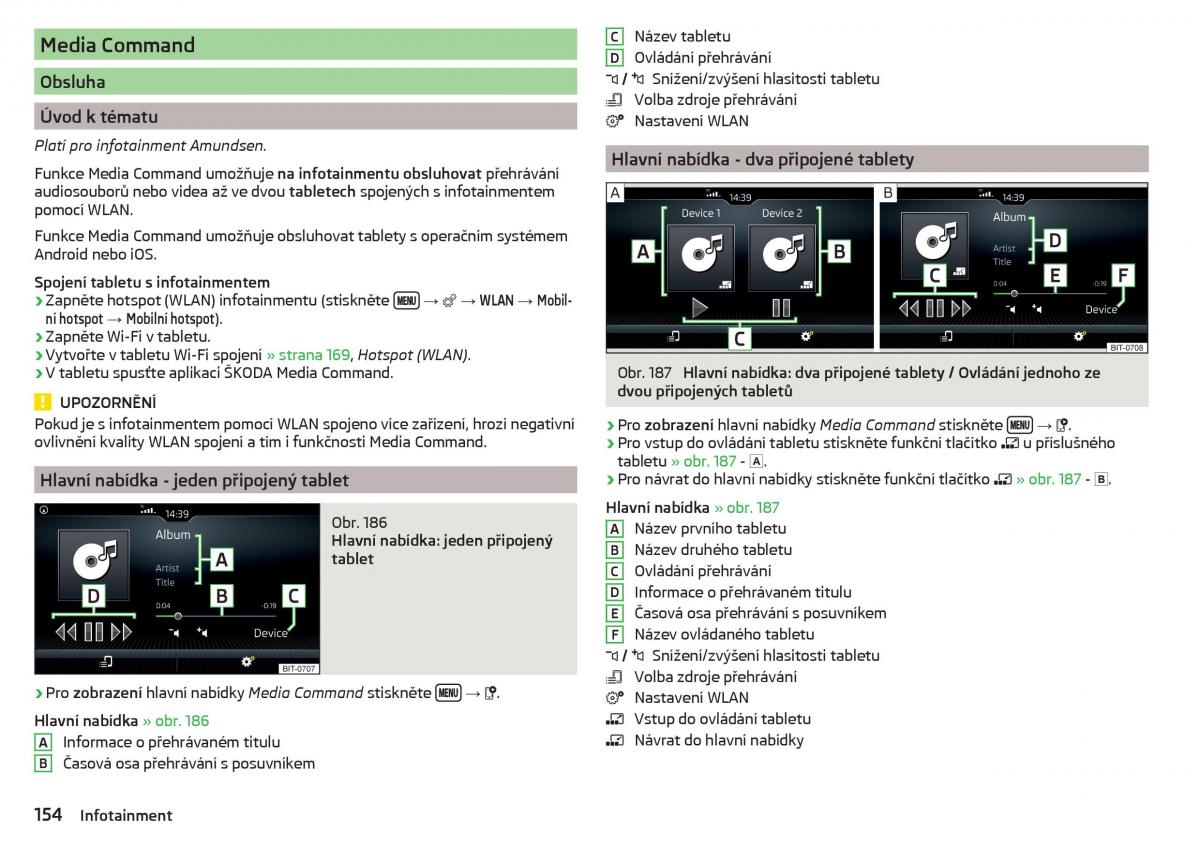 Skoda Kodiaq navod k obsludze / page 156