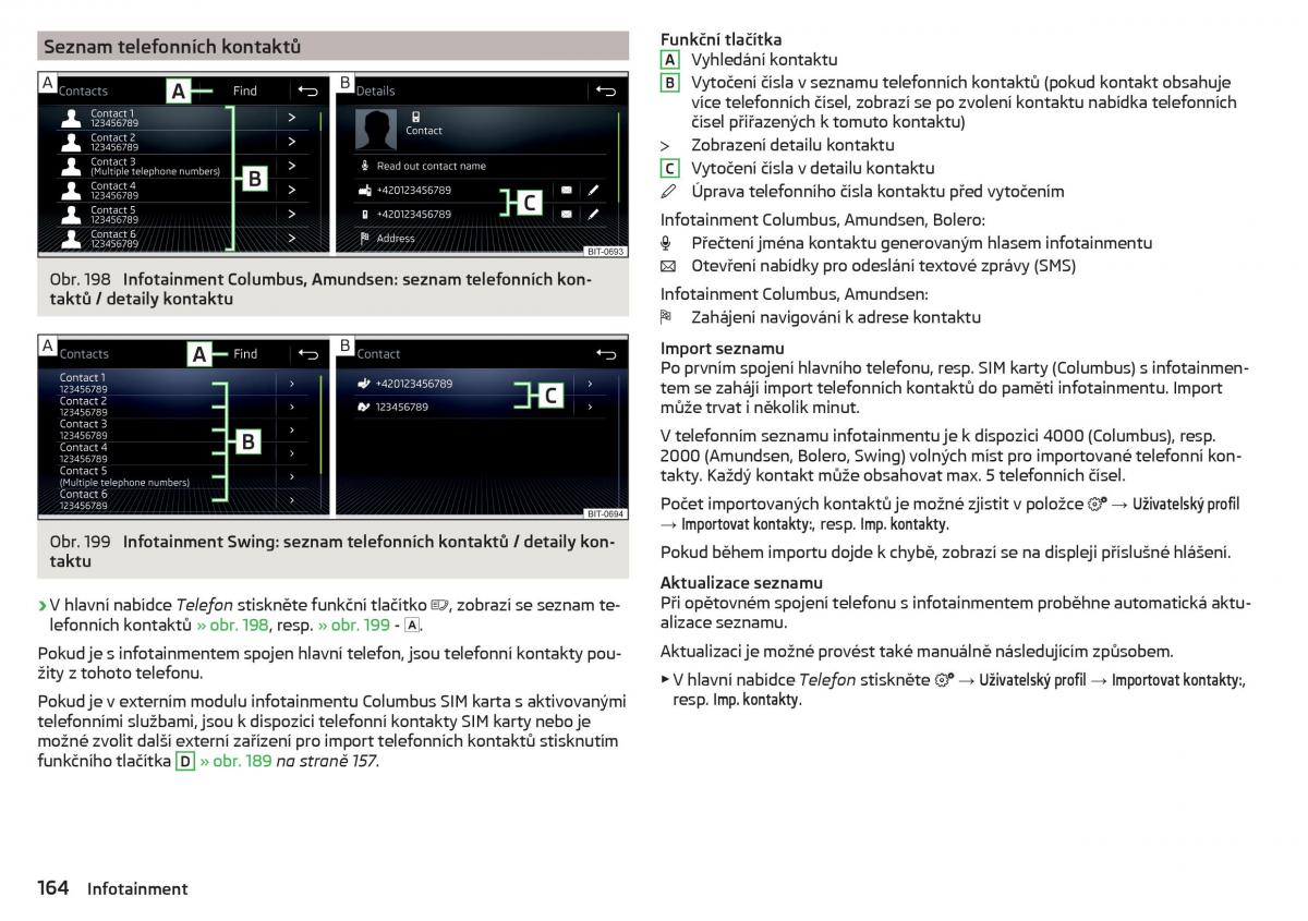 Skoda Kodiaq navod k obsludze / page 166