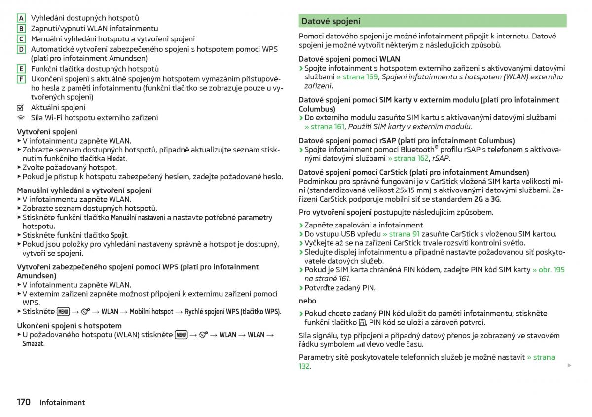 Skoda Kodiaq navod k obsludze / page 172