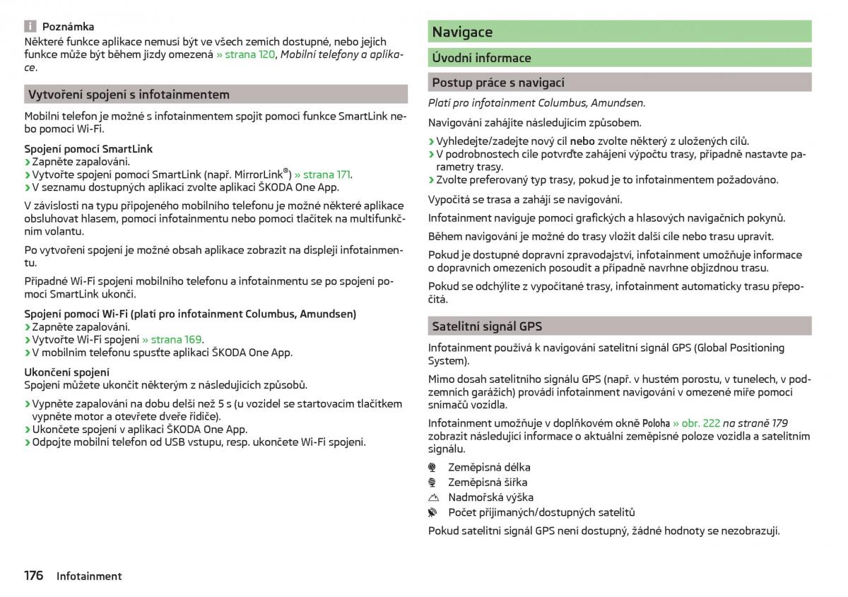 Skoda Kodiaq navod k obsludze / page 178