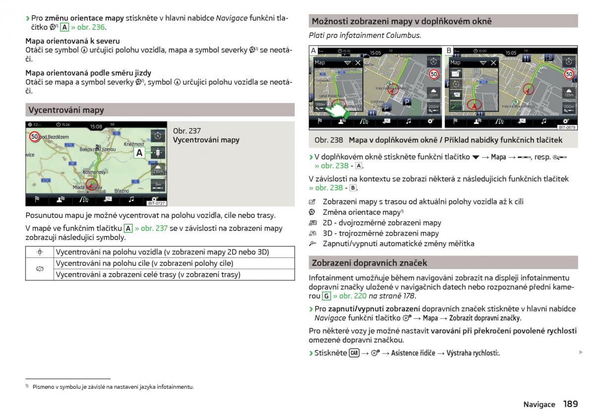 Skoda Kodiaq navod k obsludze / page 191