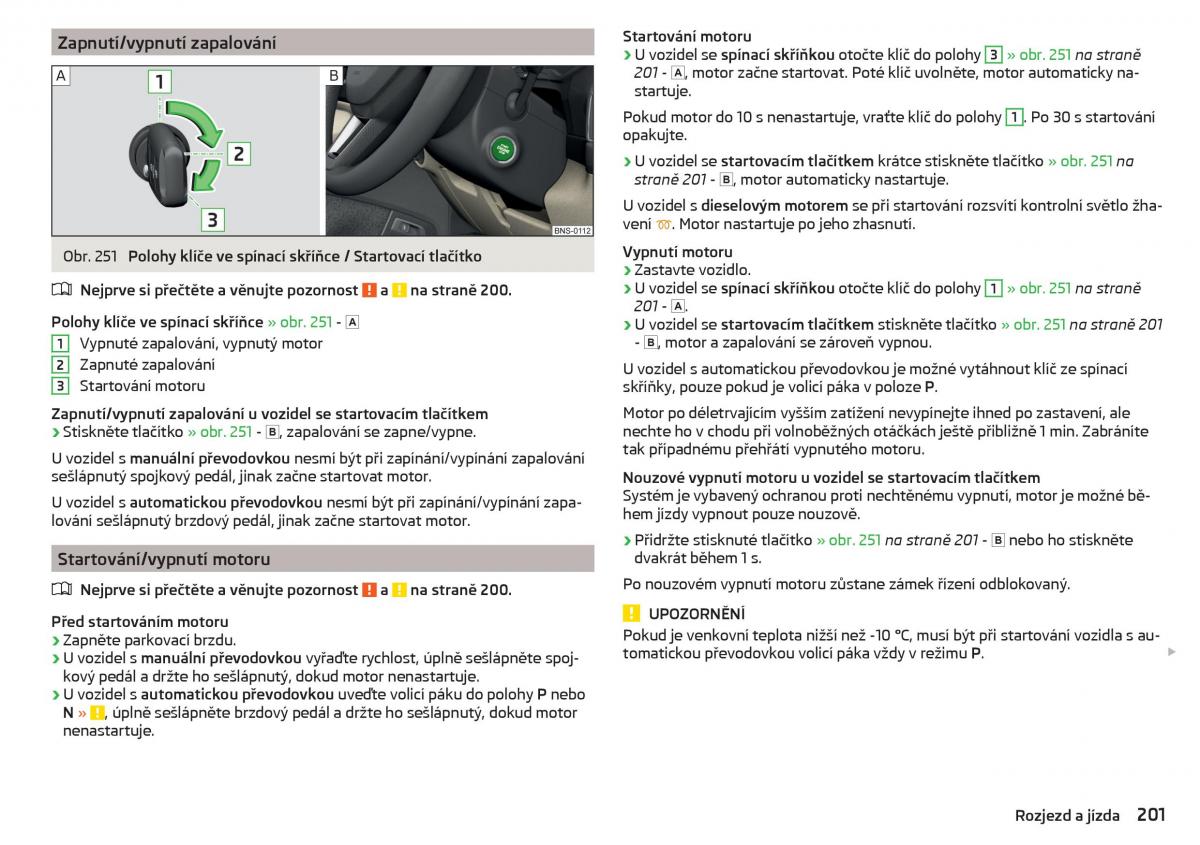 Skoda Kodiaq navod k obsludze / page 203