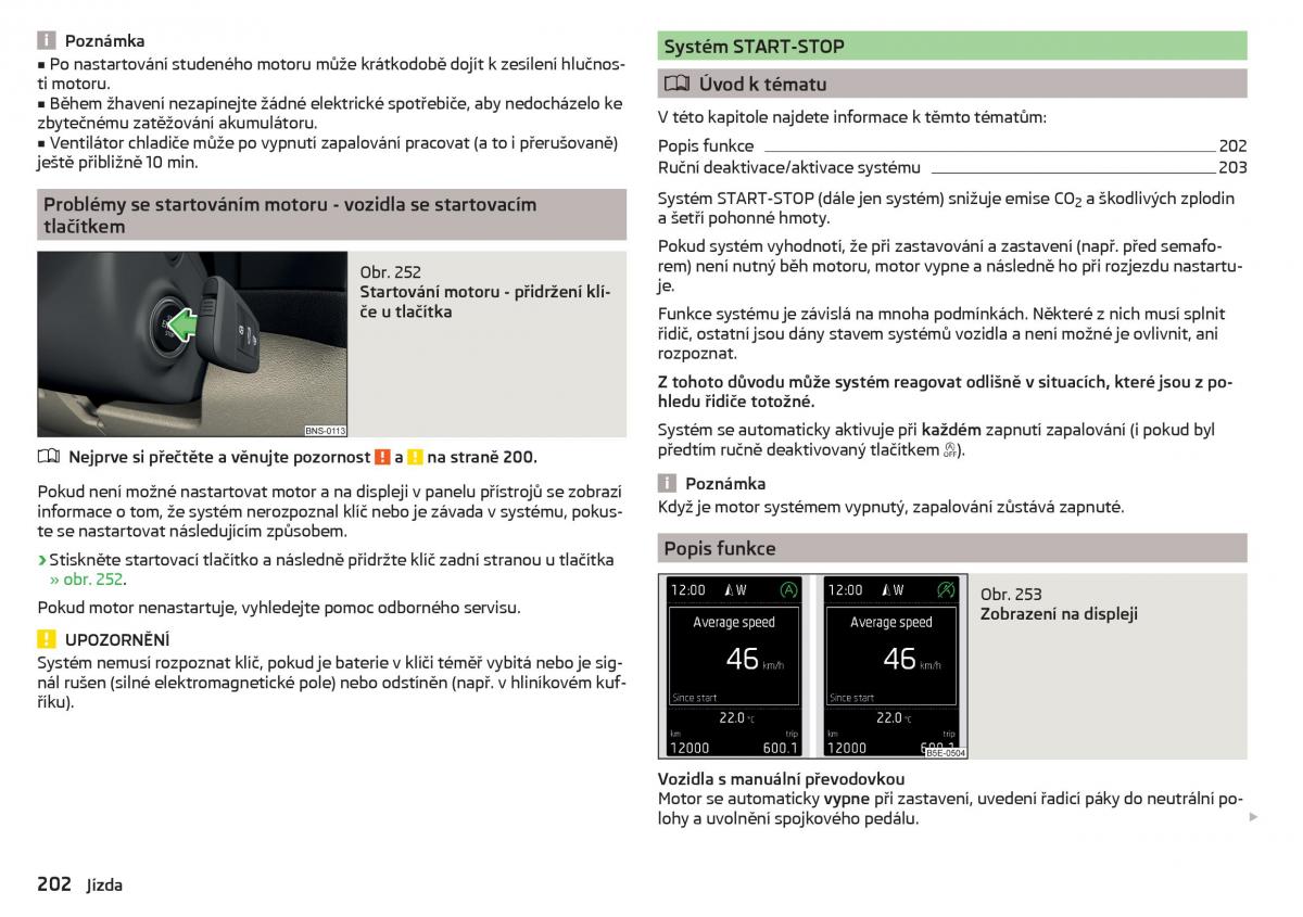 Skoda Kodiaq navod k obsludze / page 204