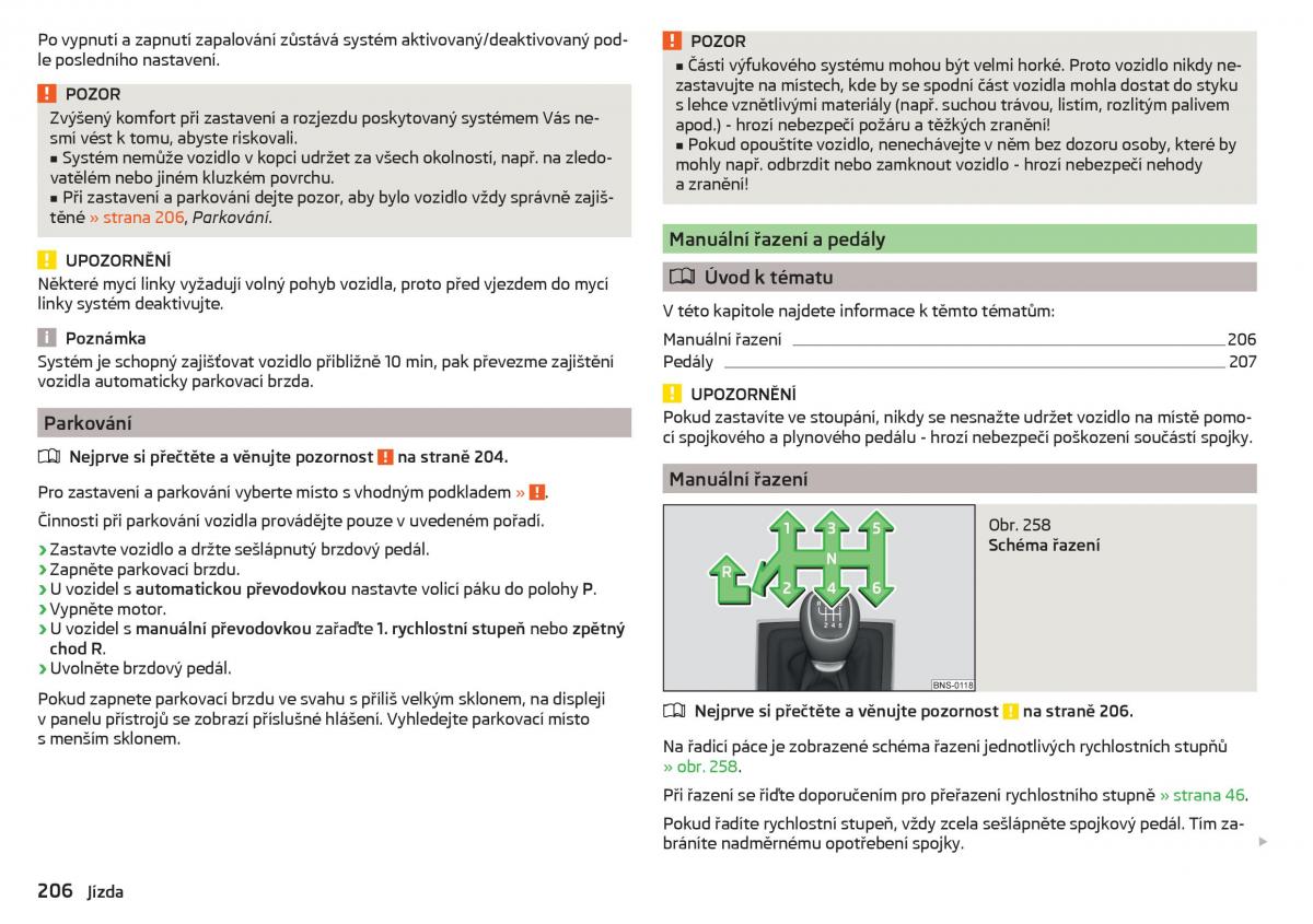 Skoda Kodiaq navod k obsludze / page 208