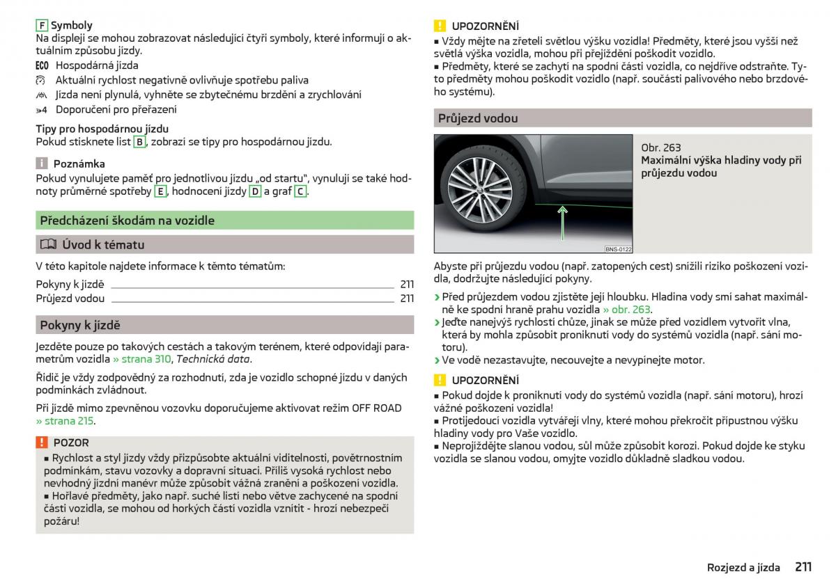 Skoda Kodiaq navod k obsludze / page 213