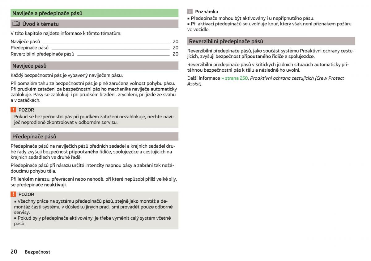 Skoda Kodiaq navod k obsludze / page 22