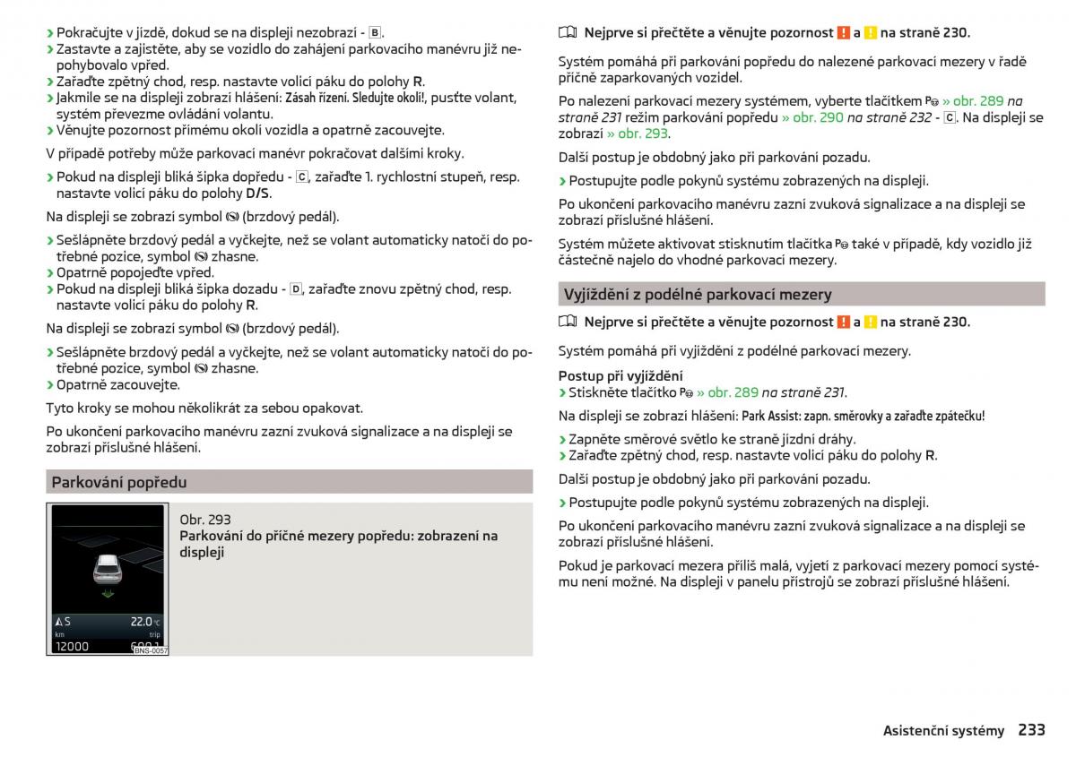 Skoda Kodiaq navod k obsludze / page 235