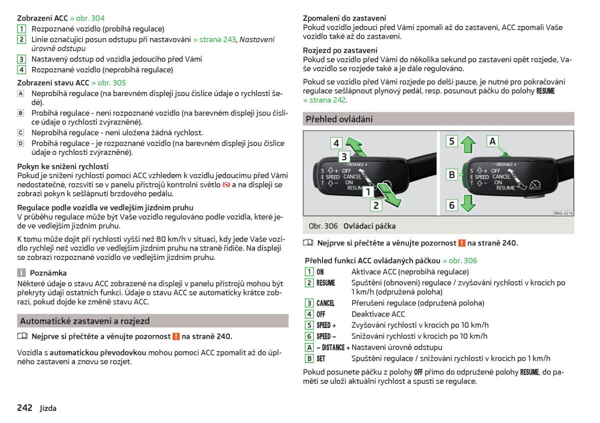 Skoda Kodiaq navod k obsludze / page 244