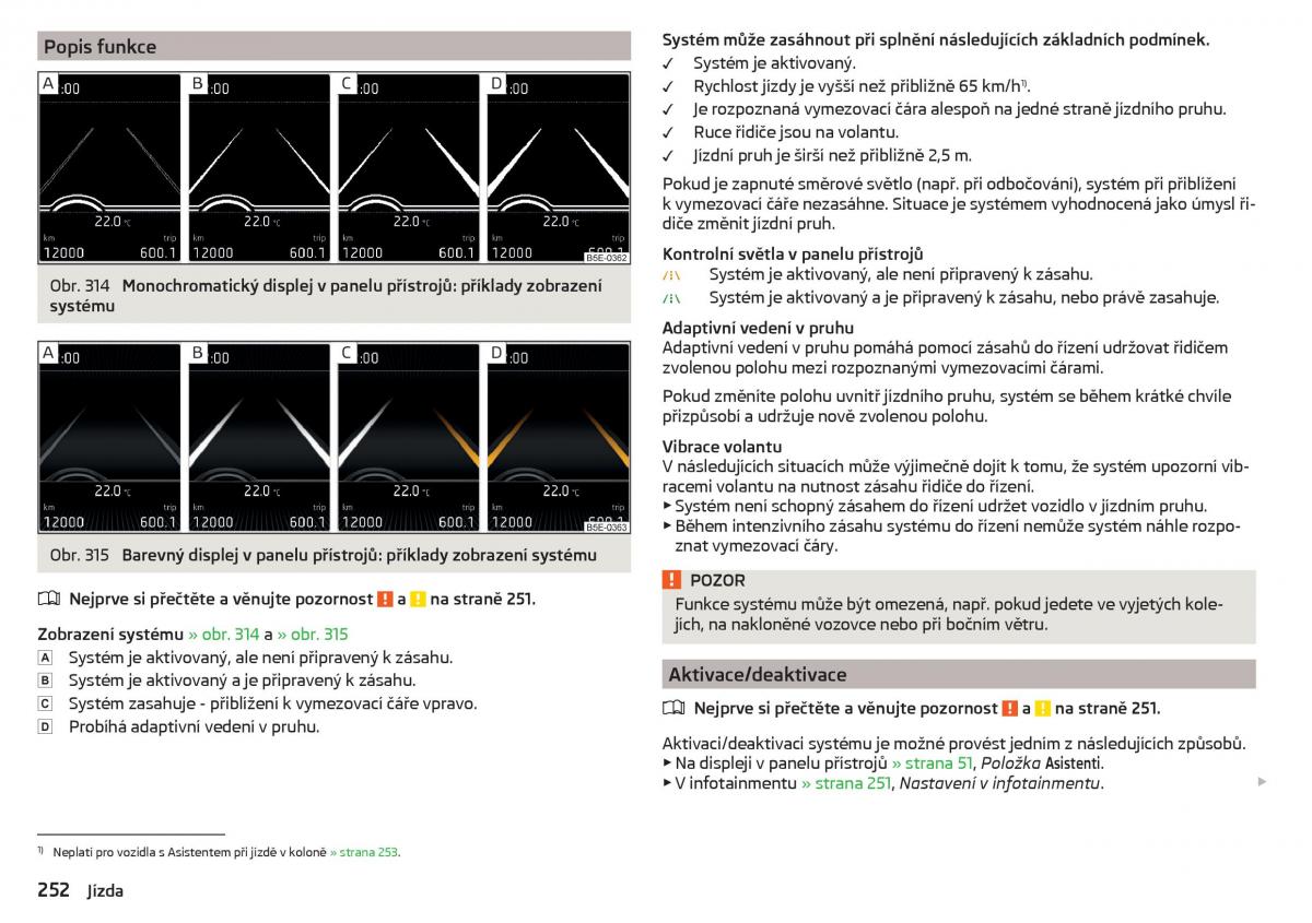 Skoda Kodiaq navod k obsludze / page 254