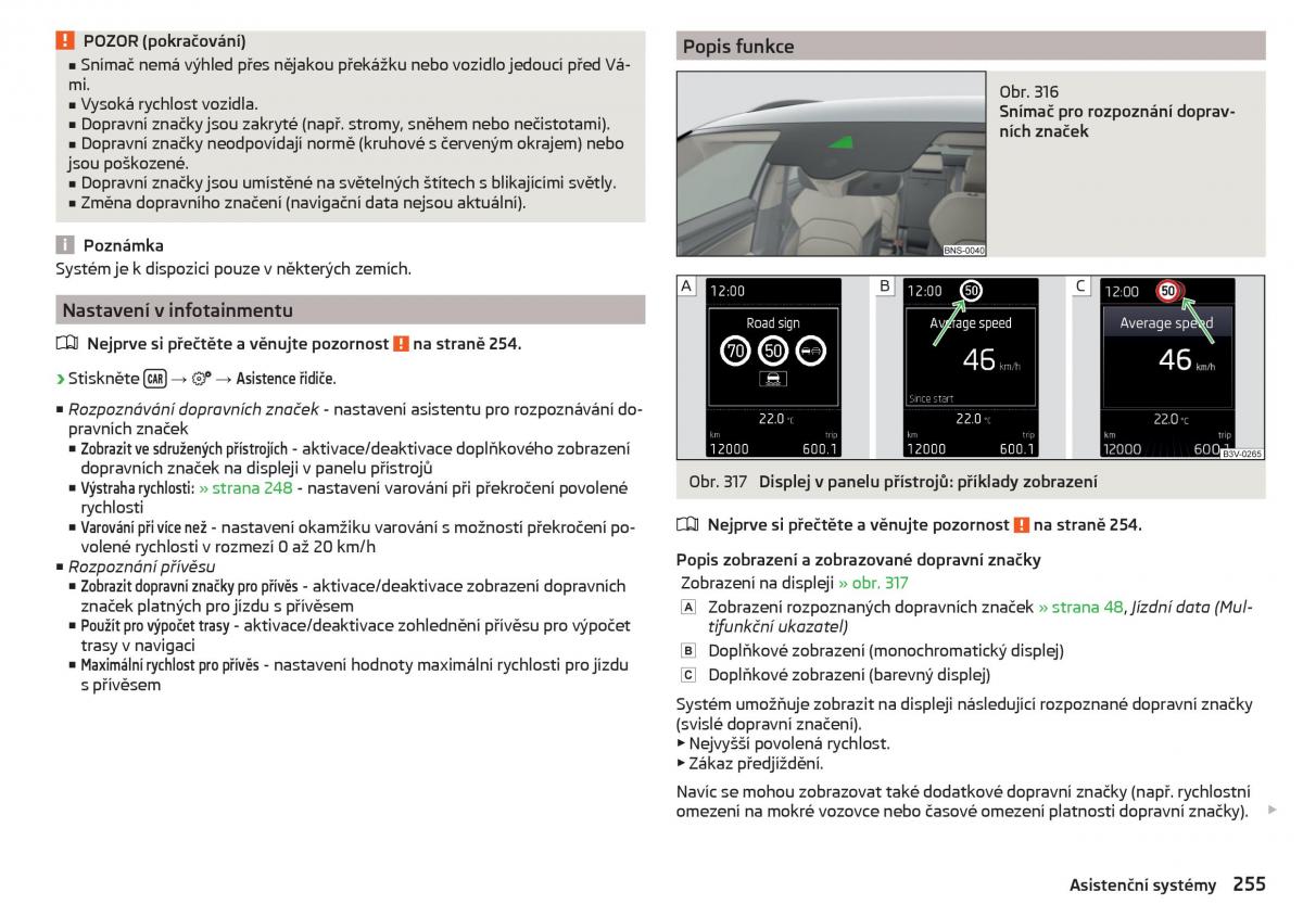 Skoda Kodiaq navod k obsludze / page 257