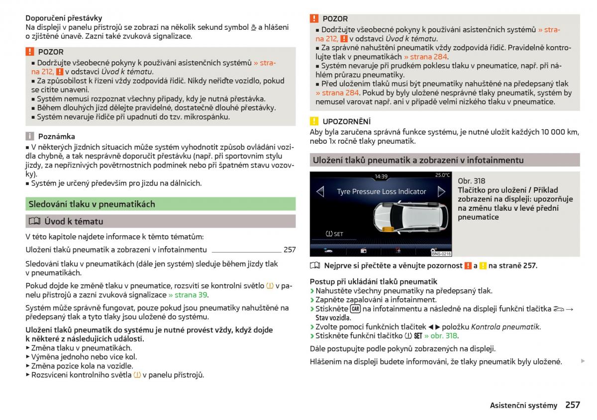 Skoda Kodiaq navod k obsludze / page 259