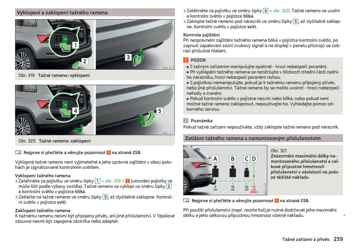 Skoda Kodiaq navod k obsludze / page 261