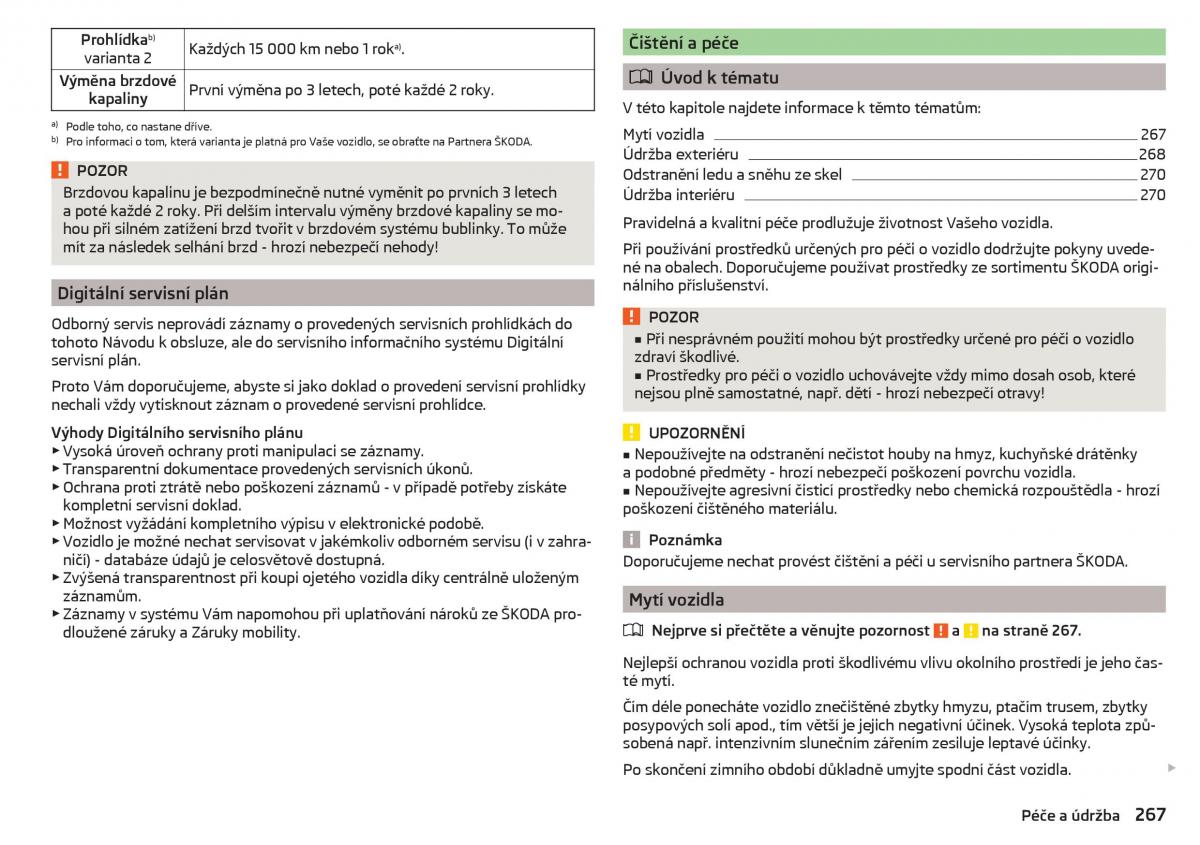 Skoda Kodiaq navod k obsludze / page 269