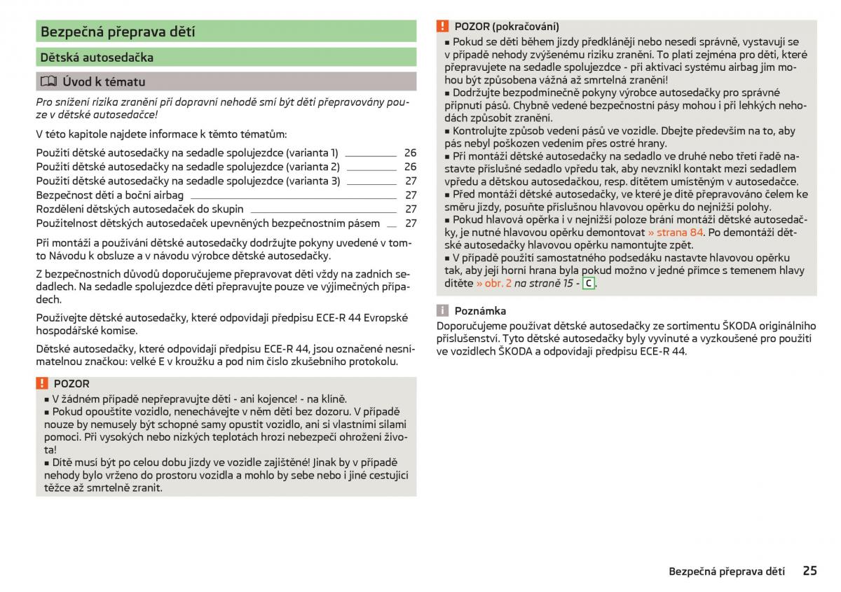 Skoda Kodiaq navod k obsludze / page 27