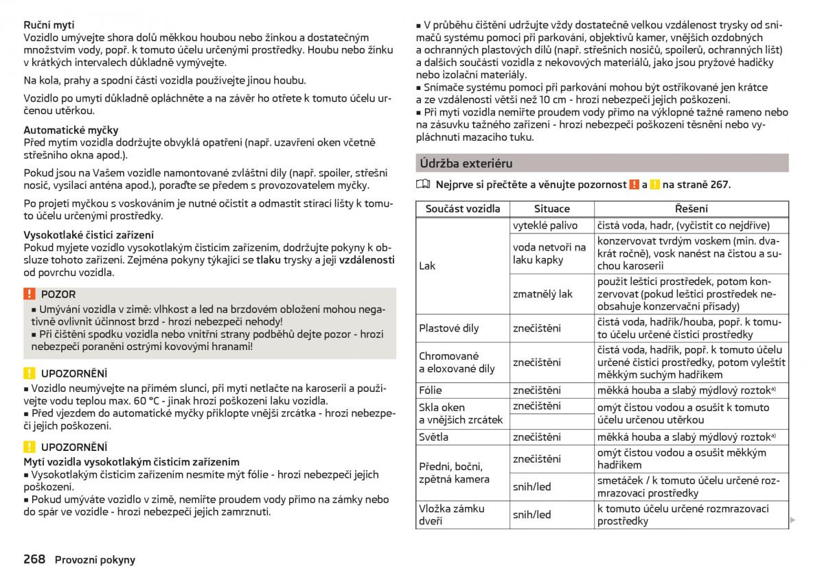 Skoda Kodiaq navod k obsludze / page 270