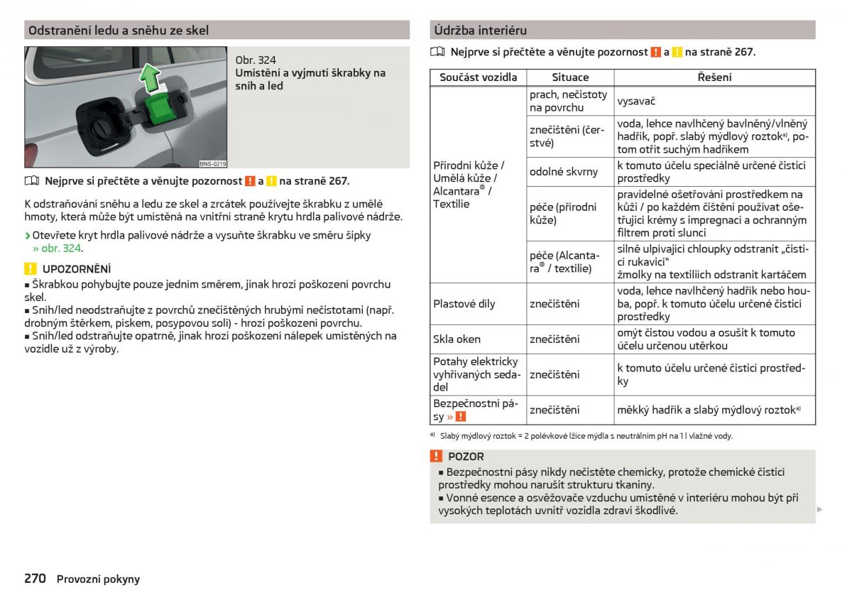 Skoda Kodiaq navod k obsludze / page 272