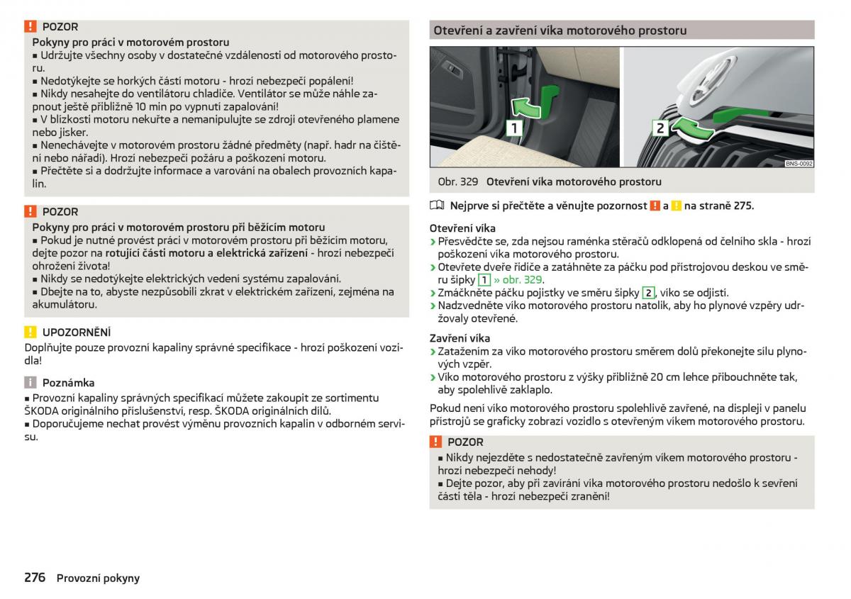 Skoda Kodiaq navod k obsludze / page 278