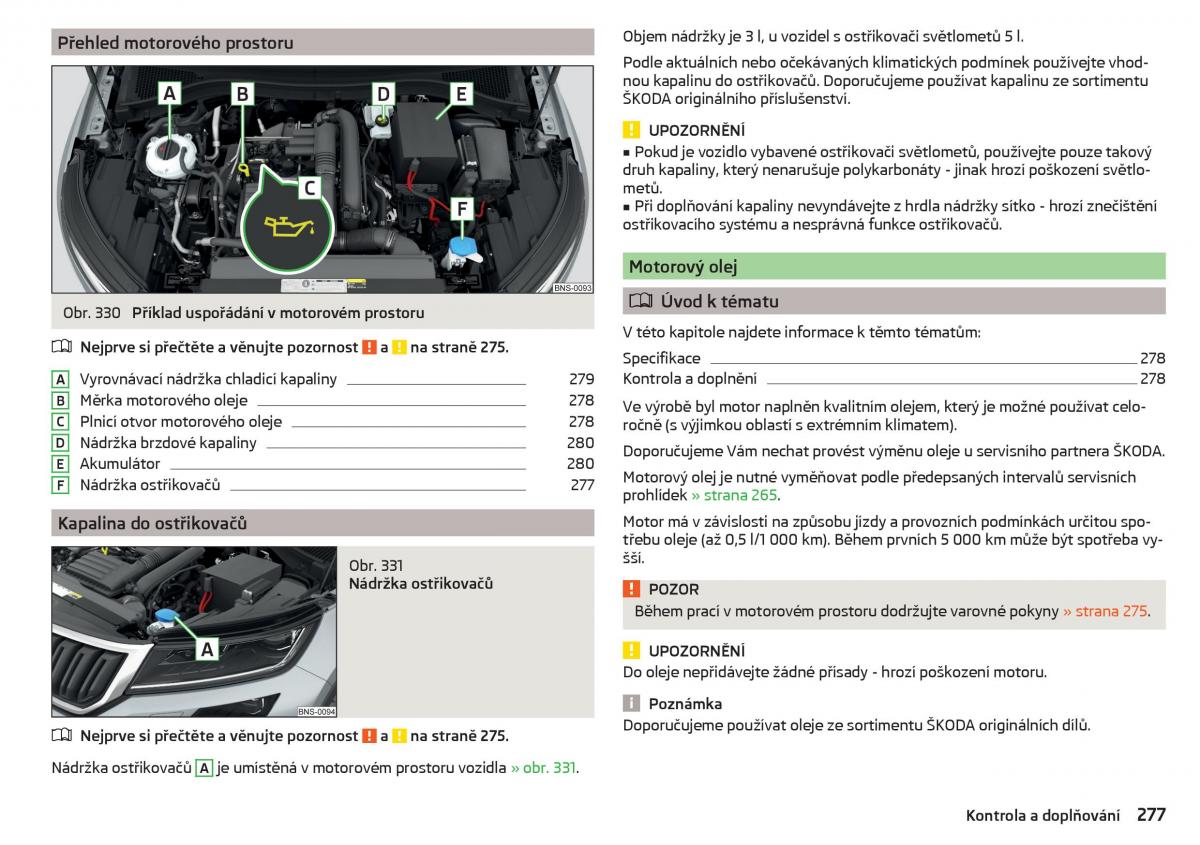 Skoda Kodiaq navod k obsludze / page 279