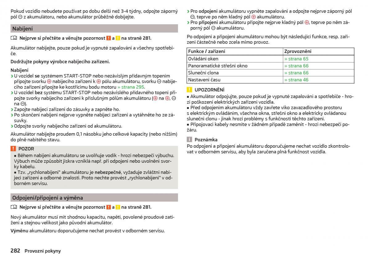 Skoda Kodiaq navod k obsludze / page 284